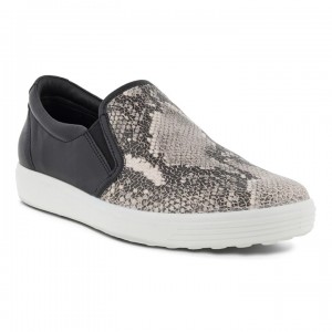 Tenis Ecco Soft 7 Calle Slip On Mujer Negros | PVAD-92045