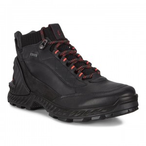 Botas Ecco Exohike High Tops Mujer Negros | HLPR-56920